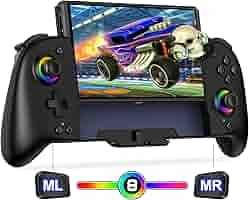 【特価】Switch グリップ コントローラー 8色RGBライトかっこいい新品 特価】Switch グリップ コントローラー 8色RGBライトかっこいい新品